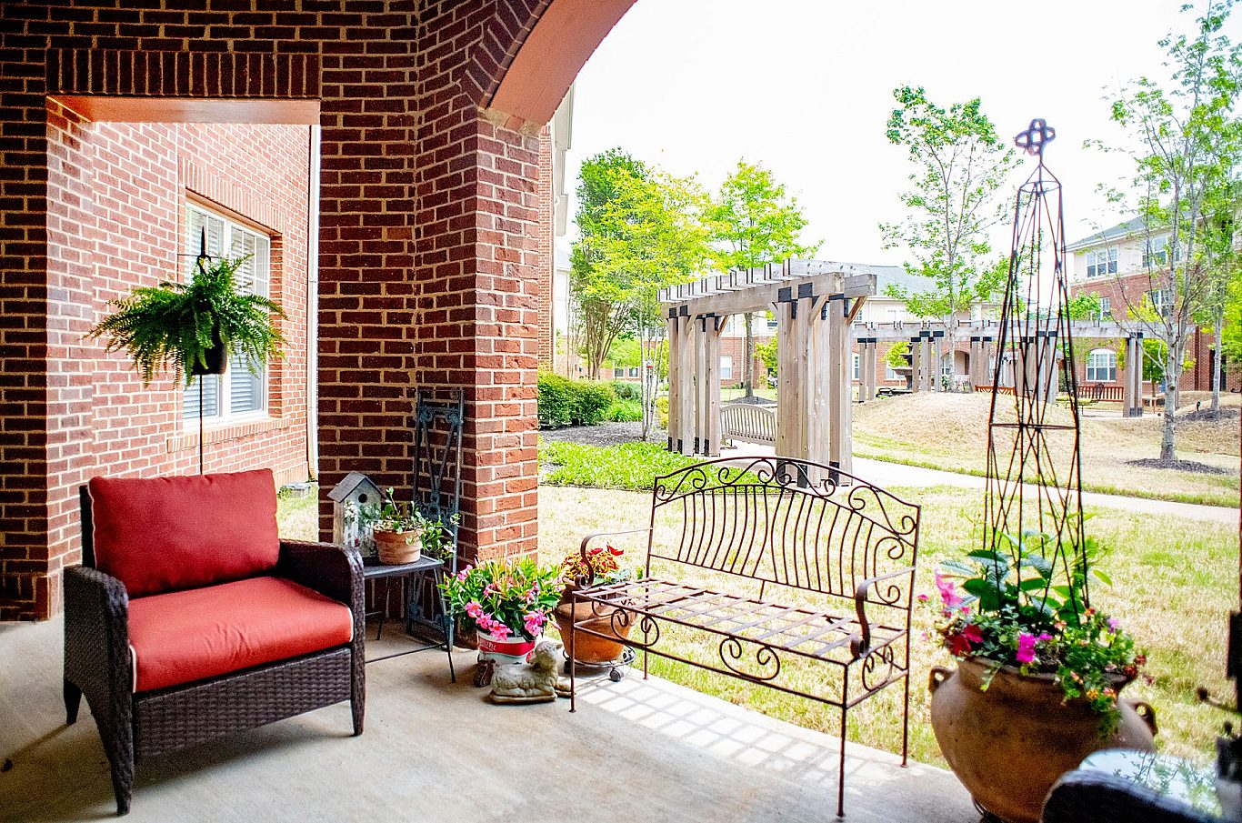 Village Germantown Apartment Patio 1